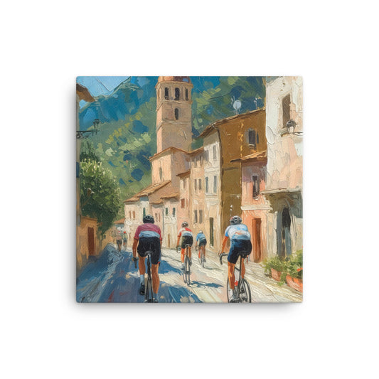 That Little Town In Italy Canvas Print