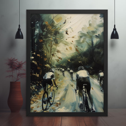 Racing the Breeze - The Framed Poster
