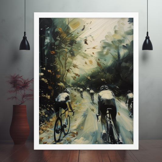 Racing the Breeze - The Framed Poster