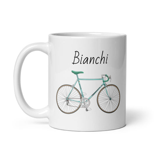 Vintage Bianchi Cycling Mug