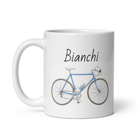 Vintage Bianchi Cycling Mug