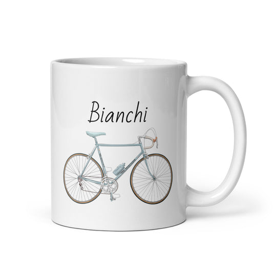 Vintage Bianchi Cycling Mug