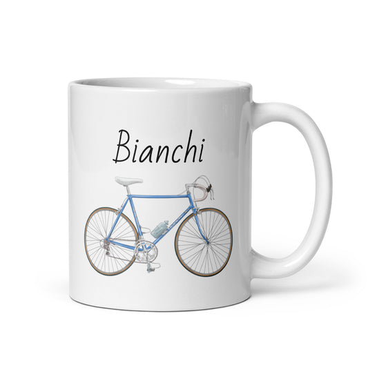 Vintage Bianchi Cycling Mug