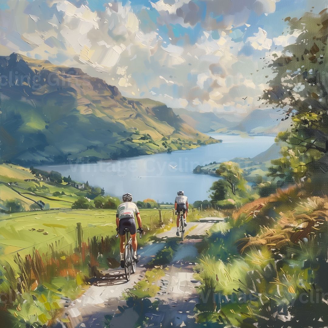 Riding the Lake District Canvas Print