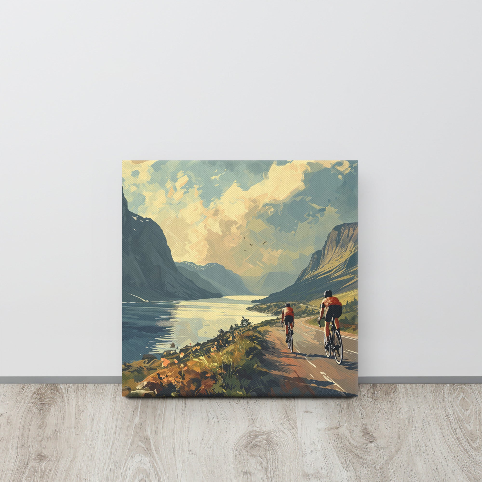 Fjord Sprint: Norway's Scenic Duel Canvas Print