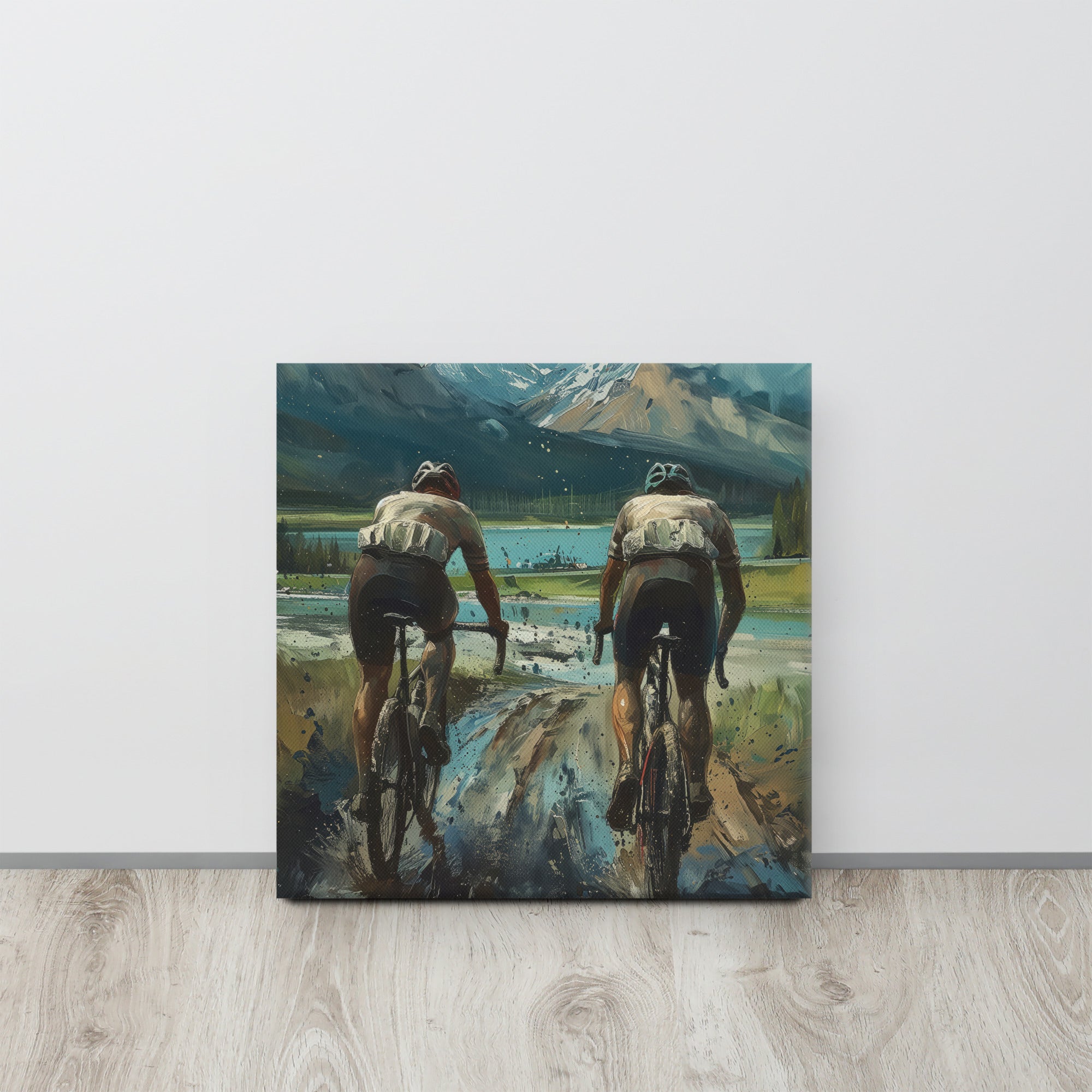 Muddy Rivals - Lakeside Sprint Canvas Print