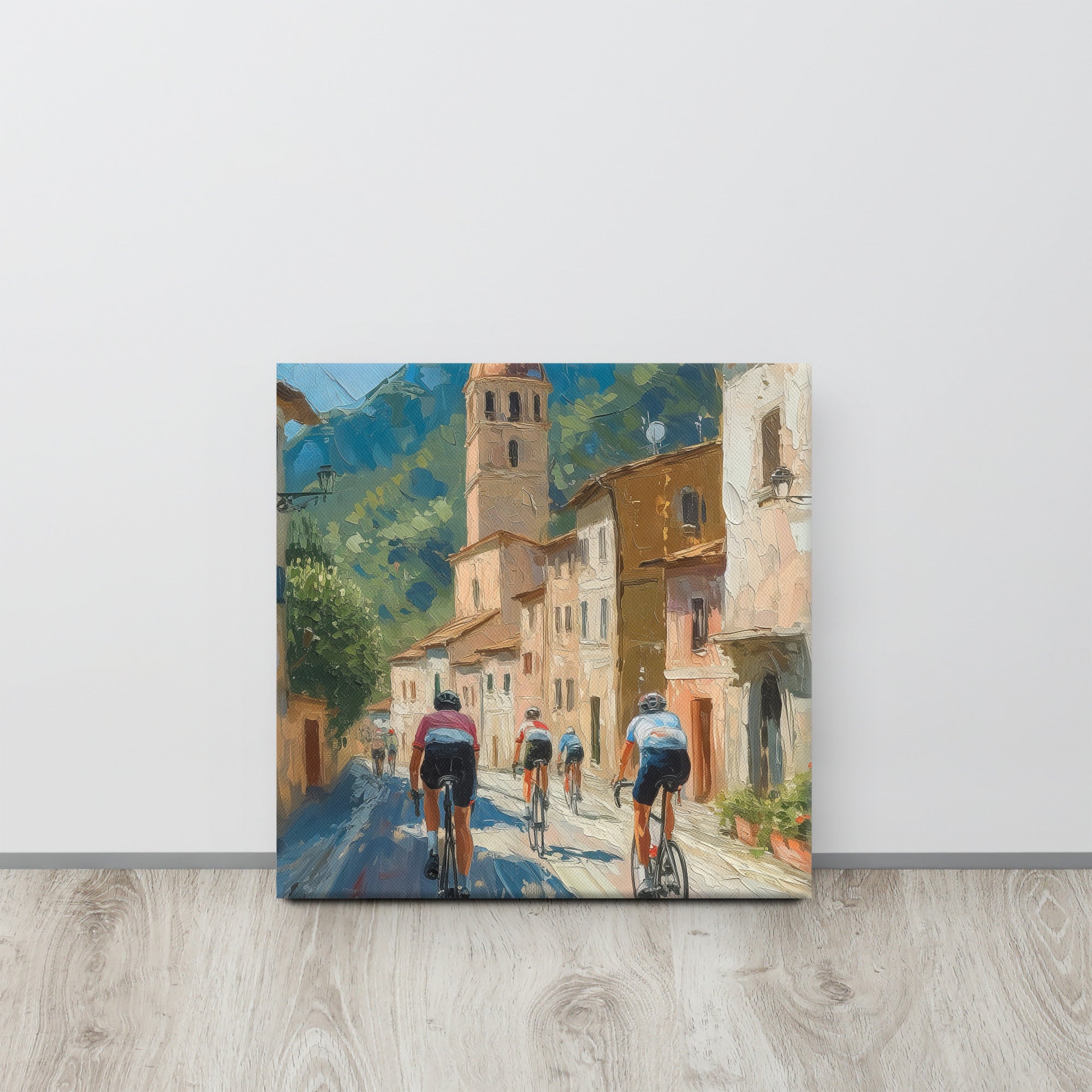 That Little Town In Italy Canvas Print