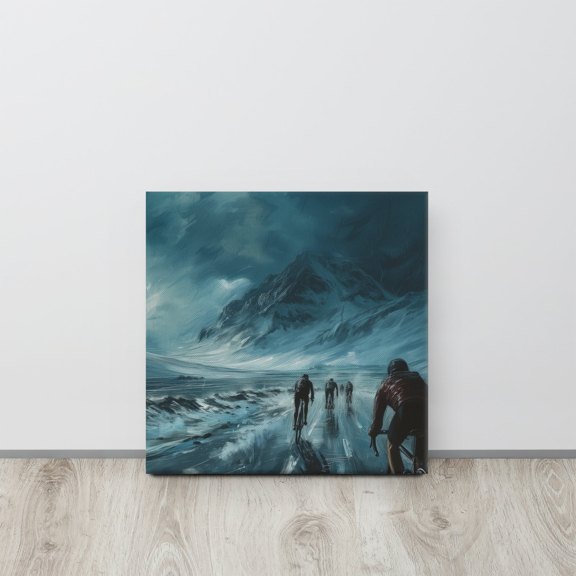 Frozen Ascent Canvas Print