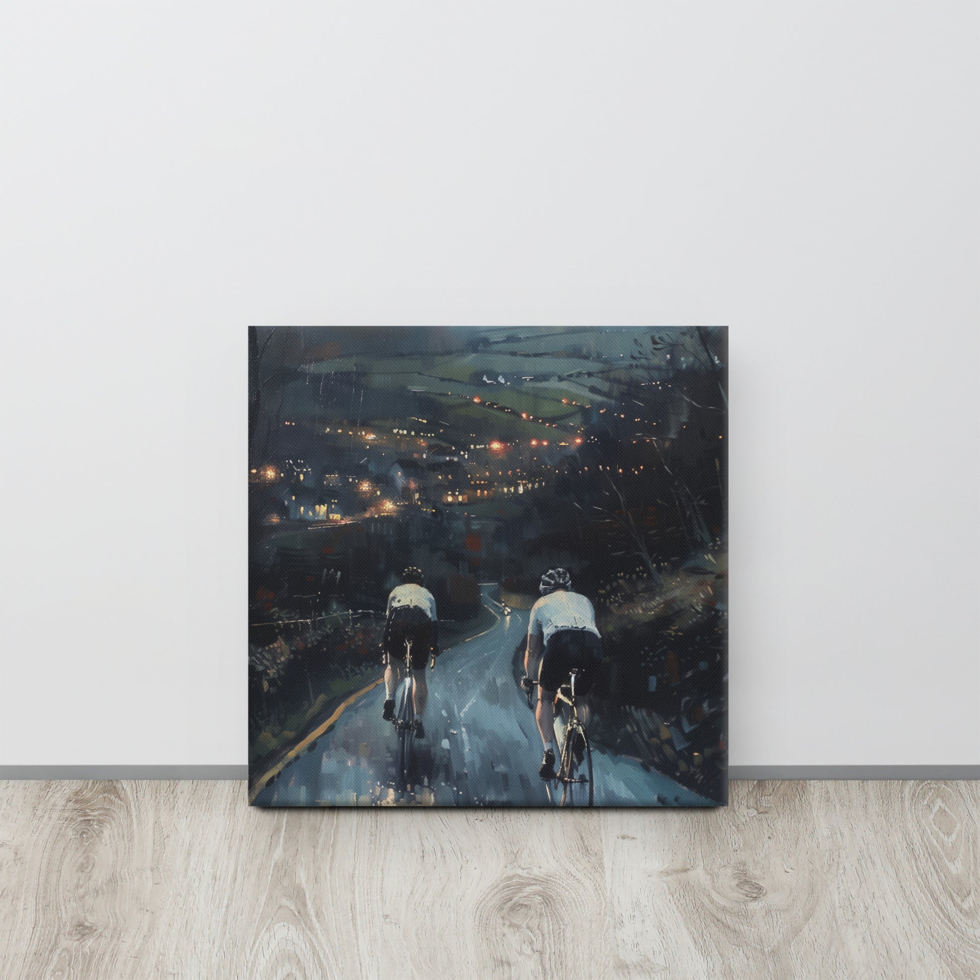 The Day's End on Two Wheels Canvas Print