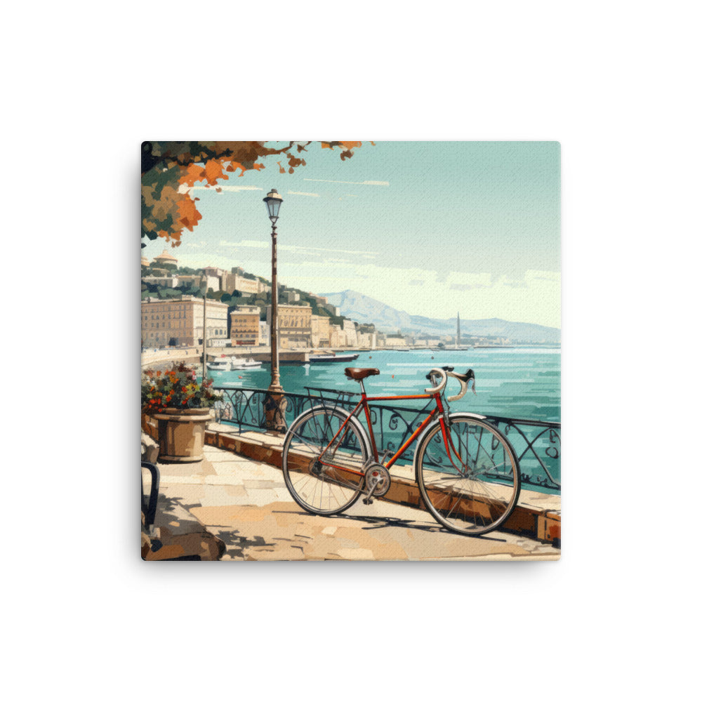 Riviera Radiance - Monte Carlo Seaside Ride Canvas Print