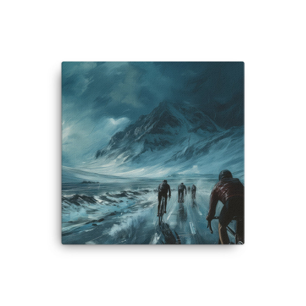 Frozen Ascent Canvas Print