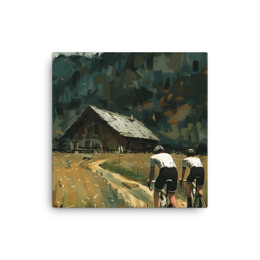 Trail to the Forest Cabin Canvas Print