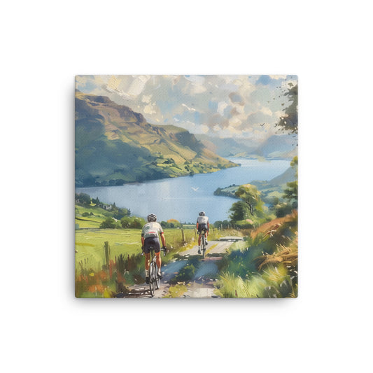 Riding the Lake District Canvas Print