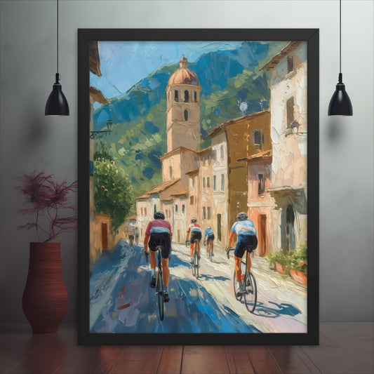 That Little Town In Italy Framed poster