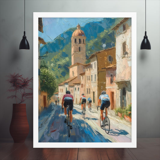 That Little Town In Italy Framed poster