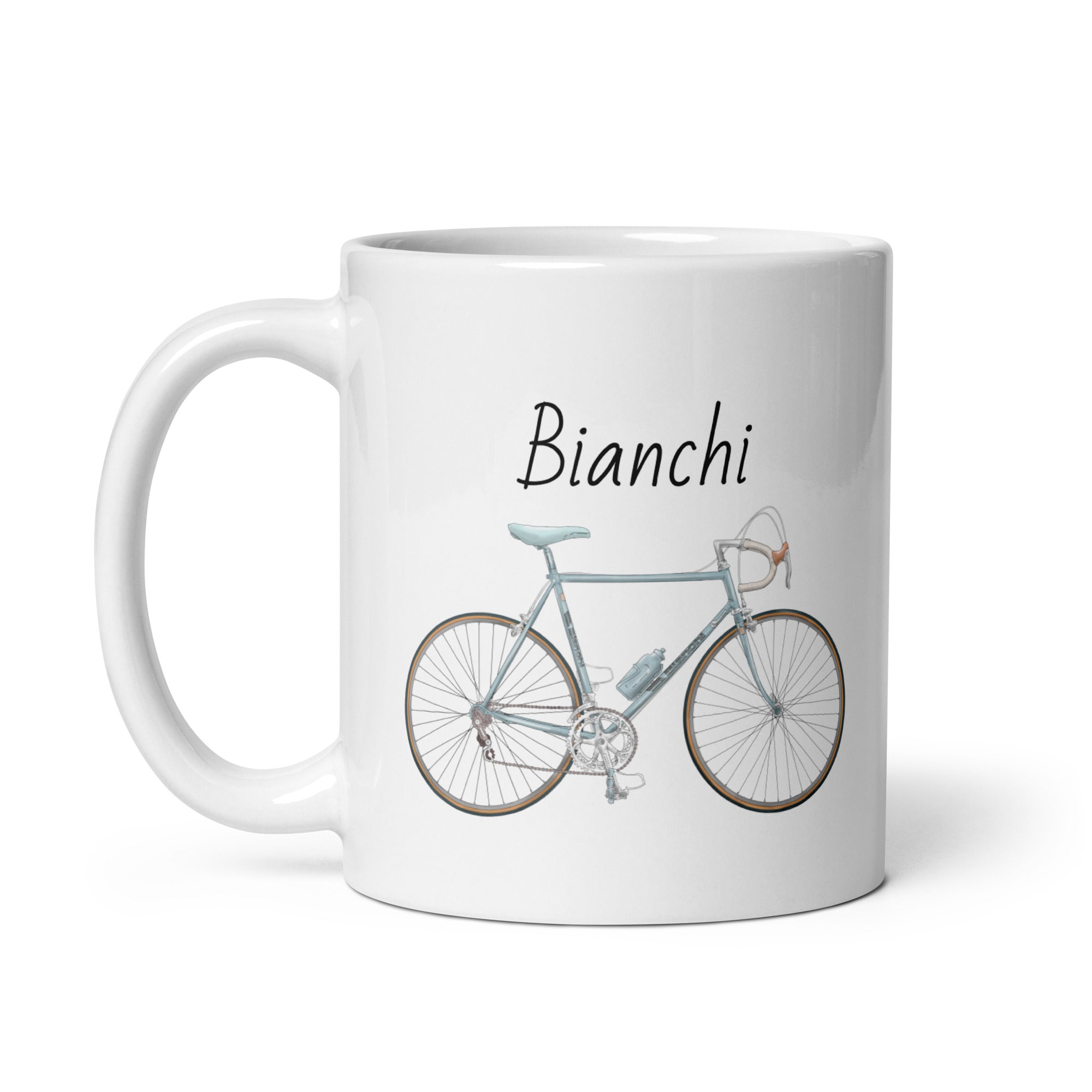 Vintage Bianchi Cycling Mug