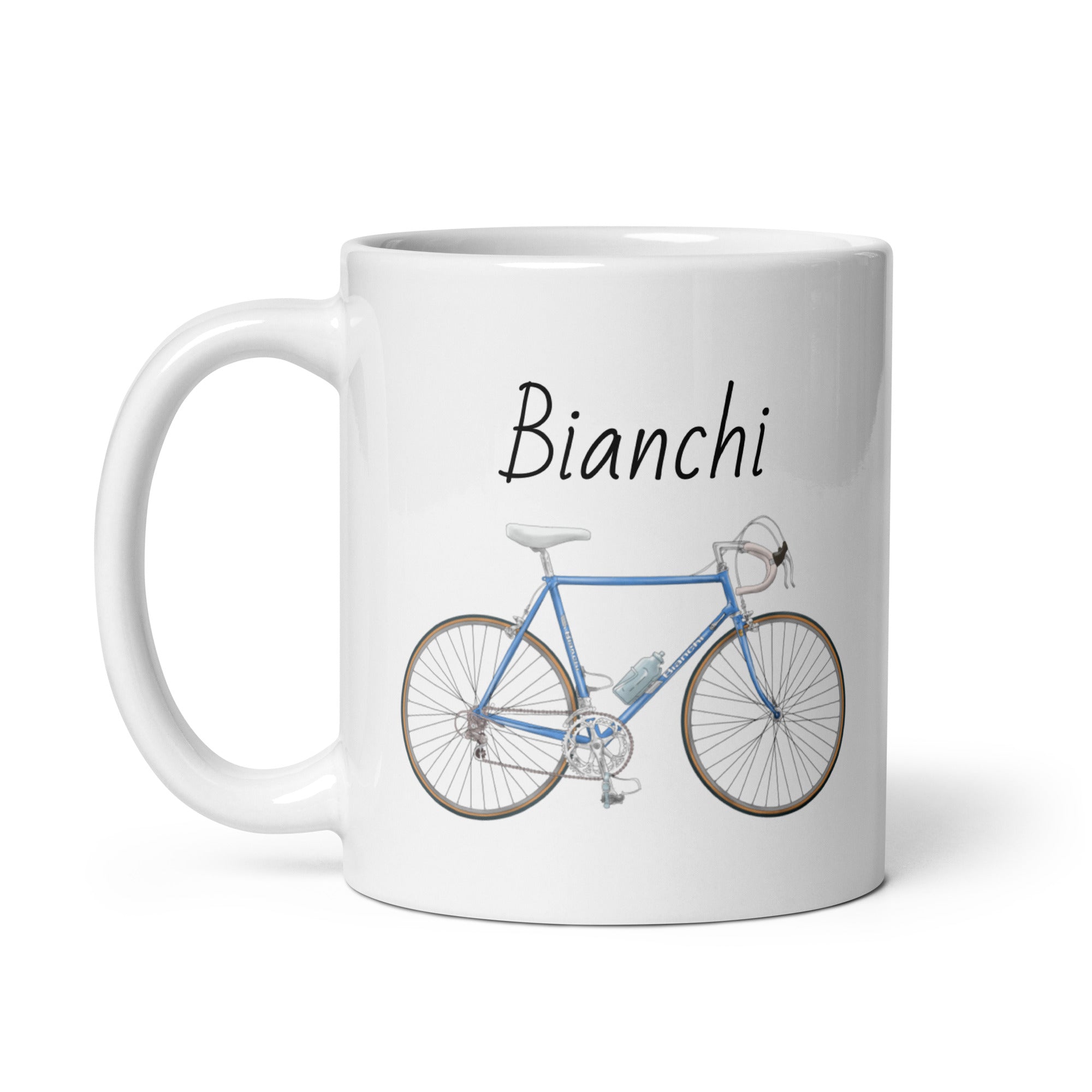 Vintage Bianchi Cycling Mug