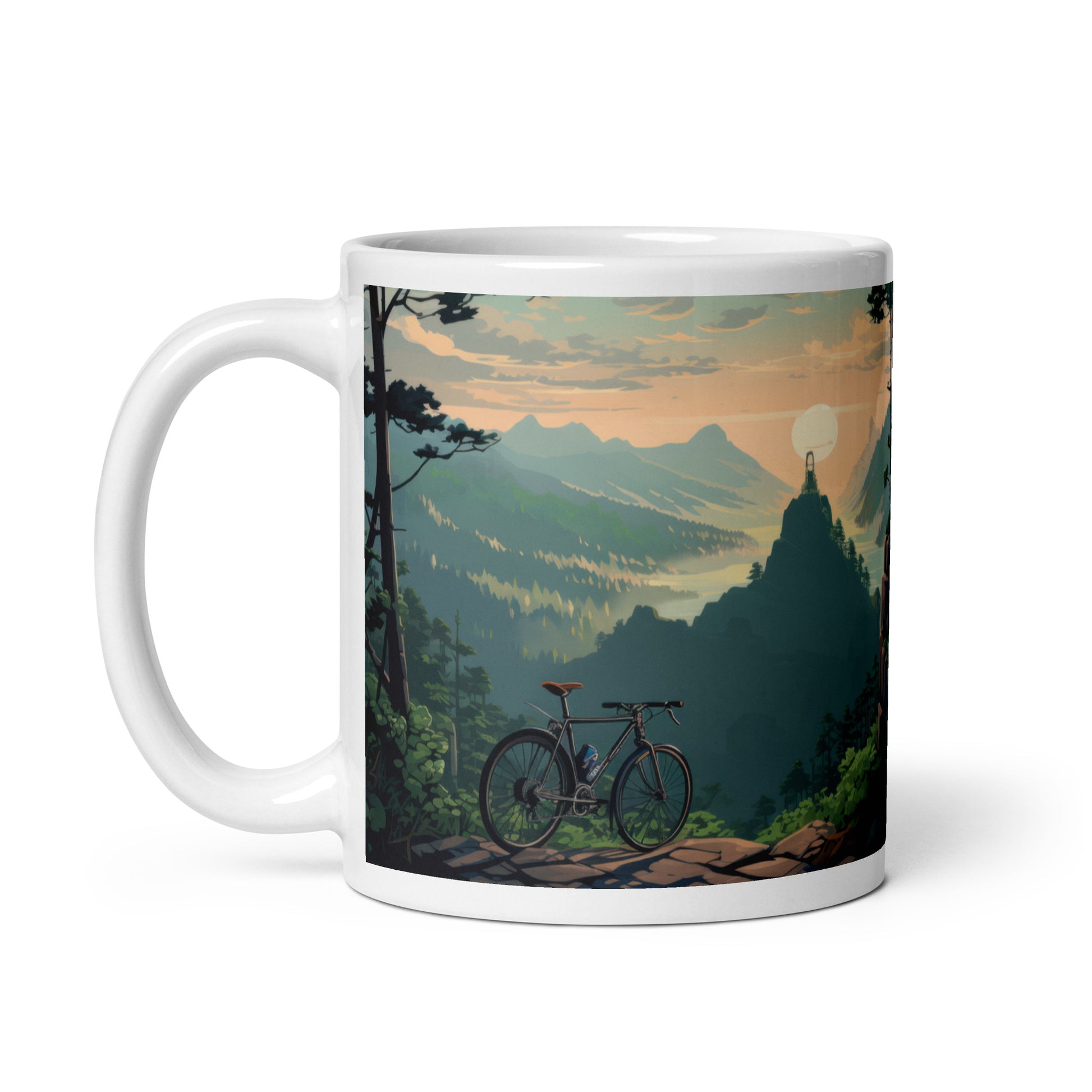 Forest Tour Cycling Mug