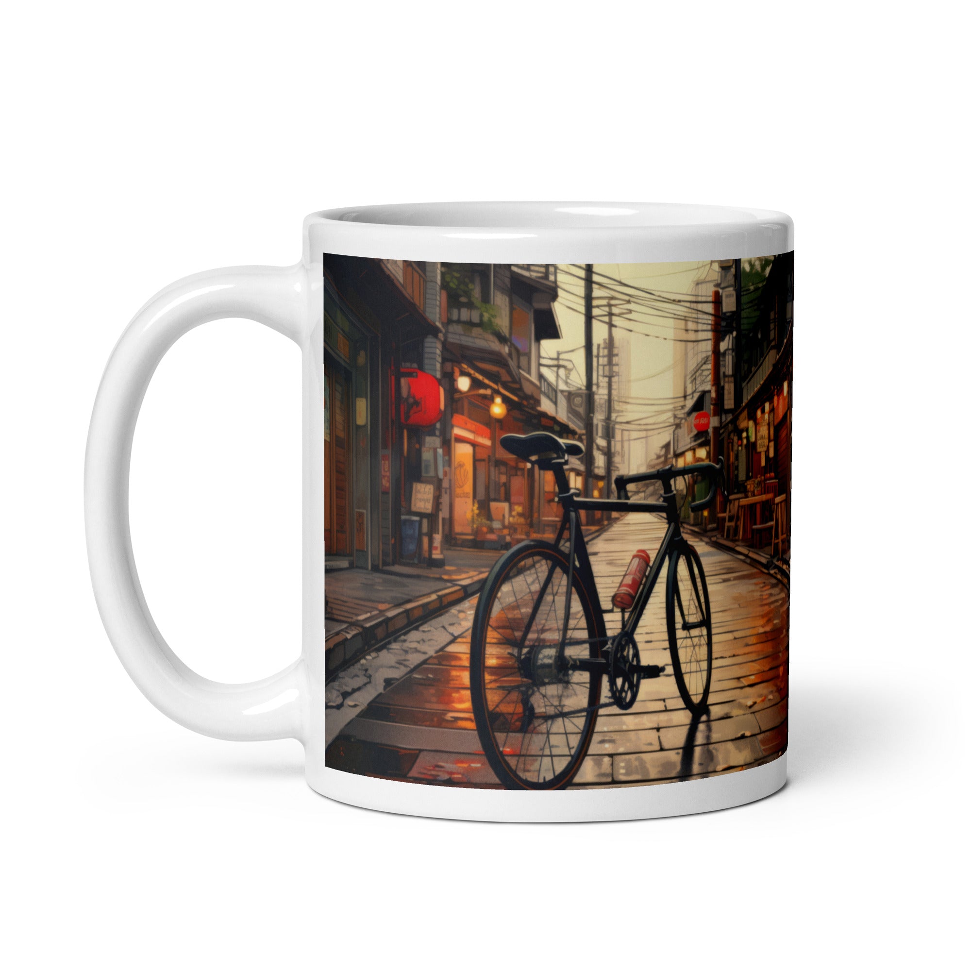 Bicycle In Japan Cycling Mug